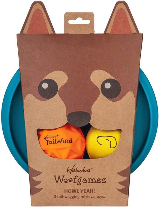 Waboba Woofgames Dog Toy Set