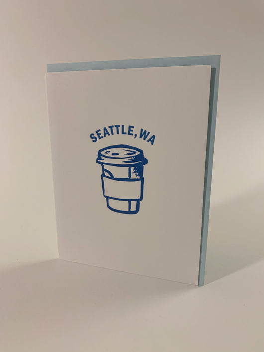 Seattle, Wa coffee card