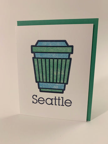 Seattle Coffee icon card