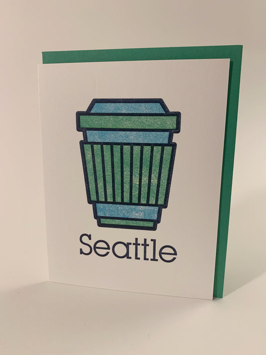 Seattle Coffee icon card