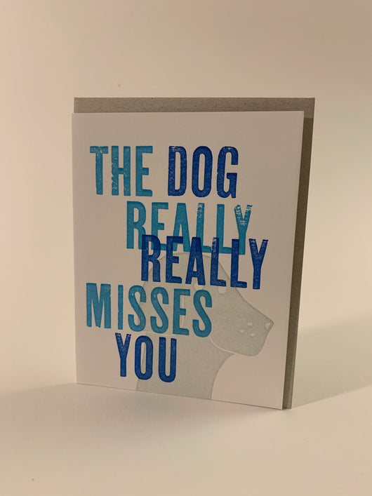 The Dog Misses You